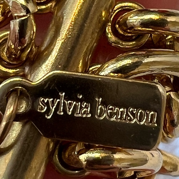 sylvia benson Jewelry Sylvia Benson Multi Strand Chain Bracelet Euc